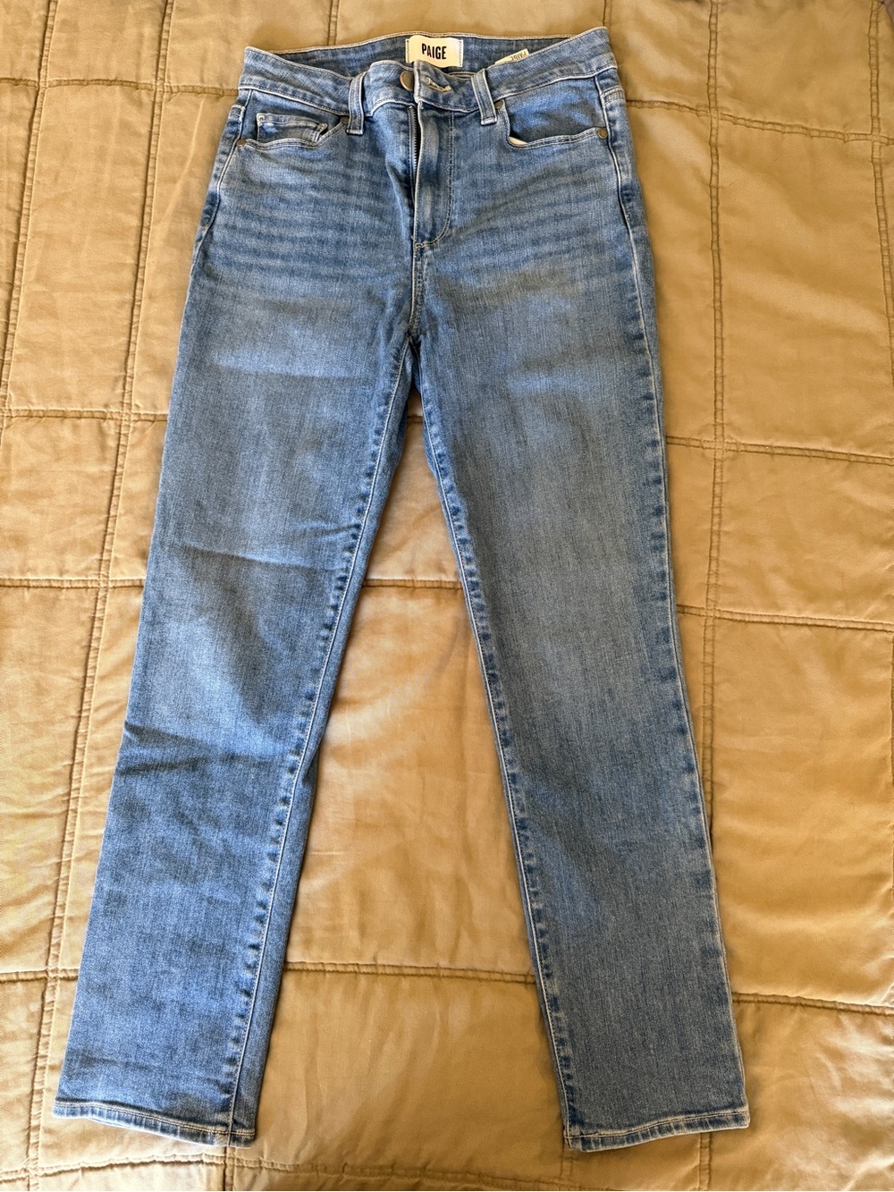 PAIGE Hoxton Slim Women's Light Blue High-Rise Jeans